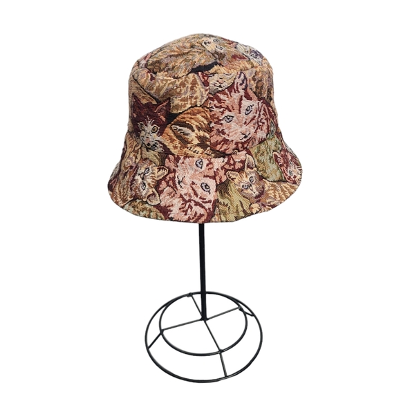 Cat Tapestry Bucket Hat - Picture 6 of 8